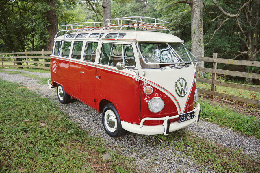 1971 Volkswagon Bus Vanagon Kombi Custom Safari 23 Window Ragtop Samba Type 2 T1 — Overland Imports
